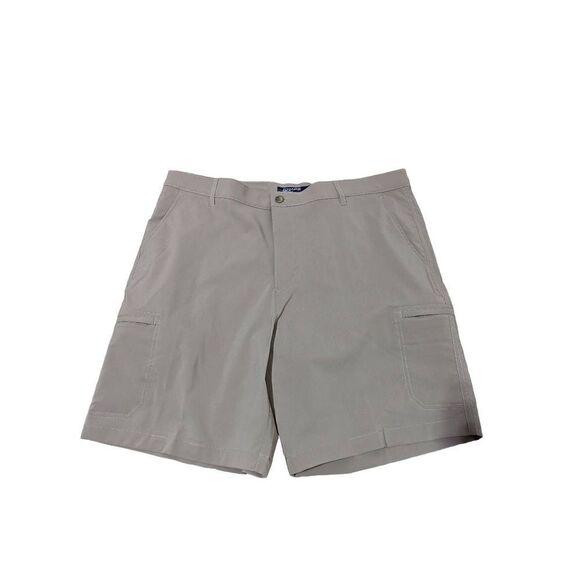 Chaps Golf Men's Tan Mid-Rise Solid Golf Chino Shorts Size 40 Waist - Picture 1 of 6